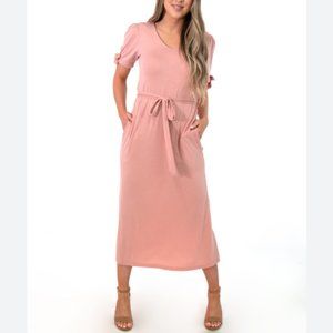 Merrick White Women's Anywhere Tie Sleeve Dress - S